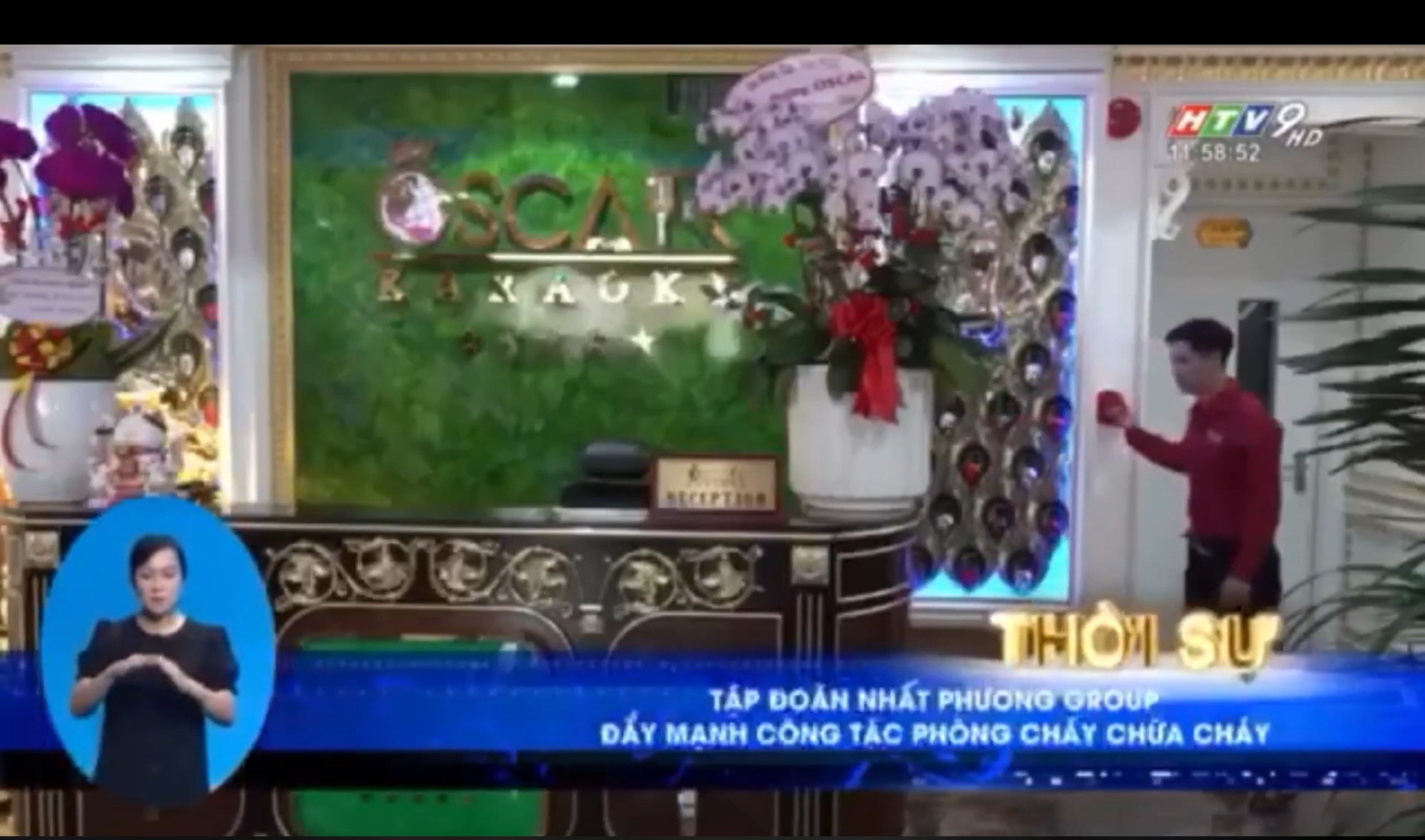 Nhất Phương Oscar Karaoke lên đài HTV9 về diễn tập PCCC
