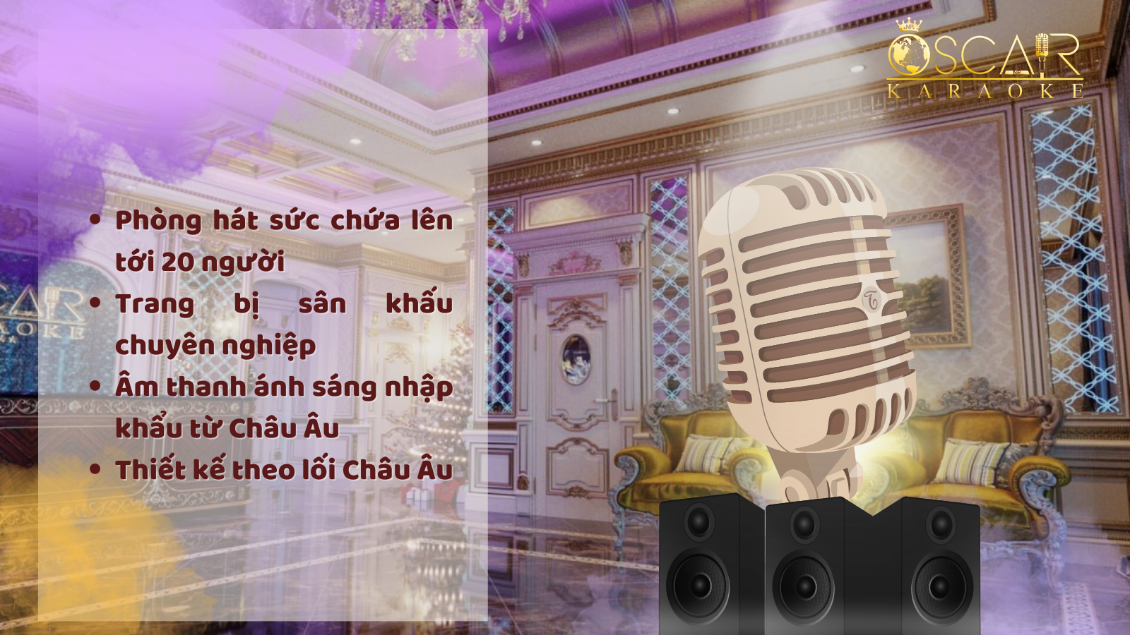 Phòng rộng, màn hình lớn